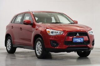 2013 Mitsubishi ASX XB MY14 2WD Red 6 Speed Constant Variable Wagon.