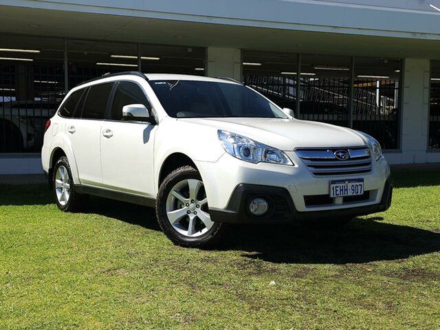 Used Subaru Outback B5A MY13 2.5i Lineartronic AWD Victoria Park, 2013 Subaru Outback B5A MY13 2.5i Lineartronic AWD White 6 Speed Constant Variable Wagon