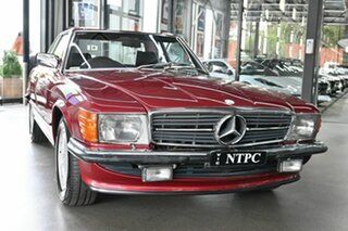 1989 Mercedes-Benz 560SL R107 Red 4 Speed Automatic Convertible