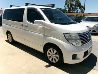 2006 Nissan Elgrand E51 Highway Star White 5 Speed Automatic Wagon.