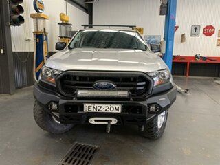 2018 Ford Ranger PX MkII MY18 XL 2.2 (4x4) Silver 6 Speed Automatic Crew Cab Chassis