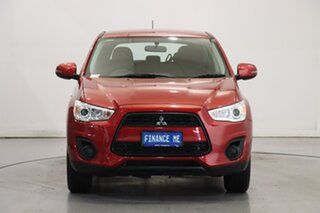 2013 Mitsubishi ASX XB MY14 2WD Red 6 Speed Constant Variable Wagon.