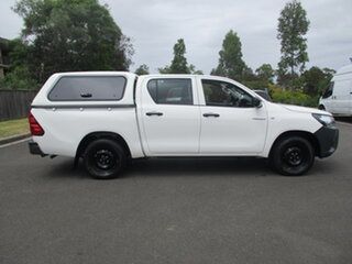 2018 Toyota Hilux TGN121R MY19 Workmate White 6 Speed Automatic Double Cab Pick Up