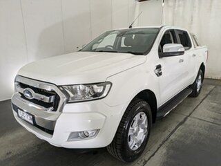 2016 Ford Ranger PX MkII XLT Double Cab 4x2 Hi-Rider White 6 Speed Sports Automatic Utility
