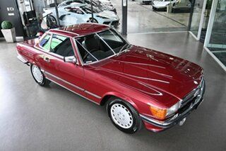 1989 Mercedes-Benz 560SL R107 Red 4 Speed Automatic Convertible