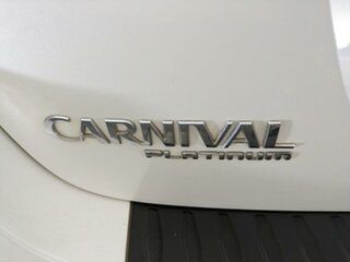 2017 Kia Carnival YP MY18 Platinum White 6 Speed Sports Automatic Wagon