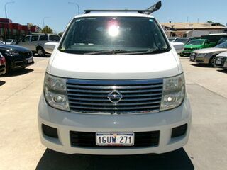 2006 Nissan Elgrand E51 Highway Star White 5 Speed Automatic Wagon.