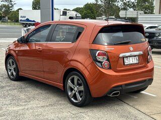 2015 Holden Barina TM MY15 RS Orange 6 Speed Sports Automatic Hatchback