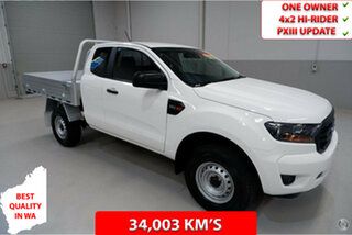 2020 Ford Ranger PX MkIII 2020.25MY XL Hi-Rider White 6 Speed Sports Automatic Double Cab Chassis.
