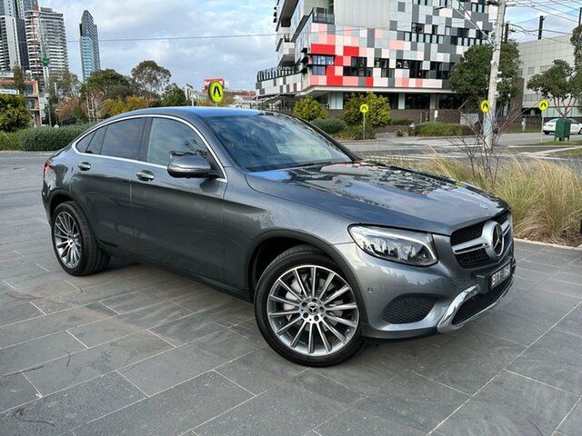 Used Mercedes-Benz GLC-Class C253 809MY GLC250 Coupe 9G-Tronic 4MATIC South Melbourne, 2018 Mercedes-Benz GLC-Class C253 809MY GLC250 Coupe 9G-Tronic 4MATIC Grey 9 Speed Sports Automatic
