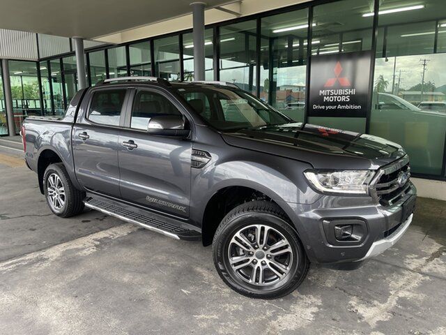 Used Ford Ranger PX MkIII 2021.25MY Wildtrak Cairns, 2021 Ford Ranger PX MkIII 2021.25MY Wildtrak Grey 10 Speed Sports Automatic Double Cab Pick Up