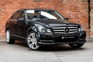 2013 Mercedes-Benz C-Class W204 MY13 C250 7G-Tronic + Avantgarde Magnetite Black 7 Speed.
