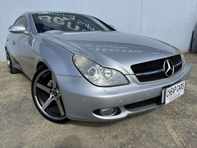 Used Mercedes-Benz CLS500 219 Hoppers Crossing, 2006 Mercedes-Benz CLS500 219 Silver 7 Speed Automatic G-Tronic Coupe