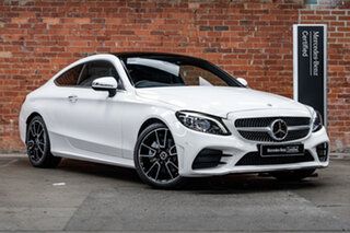 2023 Mercedes-Benz C-Class C205 803+053MY C300 9G-Tronic Polar White 9 Speed Sports Automatic Coupe