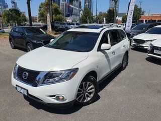 2014 Nissan Pathfinder R52 MY14 ST-L X-tronic 4WD Alpine White 1 Speed Constant Variable Wagon