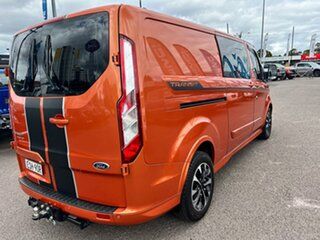 2021 Ford Transit Custom VN 2021.75MY 340L (Low Roof) Orange 6 Speed Automatic Double Cab Van