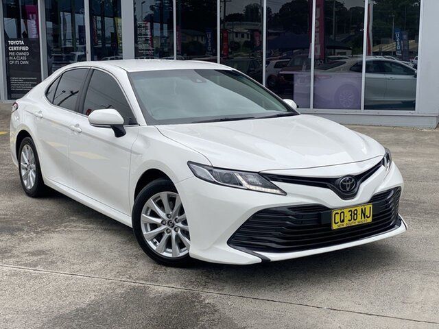 Used Toyota Camry ASV70R Ascent Cardiff, 2018 Toyota Camry ASV70R Ascent White 6 Speed Sports Automatic Sedan