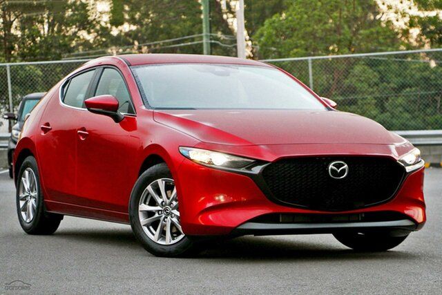 New Mazda 3 BP2H7A G20 SKYACTIV-Drive Pure Narre Warren, 2023 Mazda 3 BP2H7A G20 SKYACTIV-Drive Pure Red 6 Speed Sports Automatic Hatchback