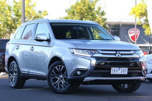 Used Mitsubishi Outlander ZK MY18 LS AWD Essendon North, 2017 Mitsubishi Outlander ZK MY18 LS AWD Silver 6 Speed Constant Variable Wagon