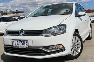 2016 Volkswagen Polo 6R MY16 81TSI DSG Comfortline White 7 Speed Sports Automatic Dual Clutch.