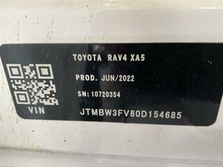 2022 Toyota RAV4 Axah54R GX (AWD) Hybrid White Continuous Variable Wagon
