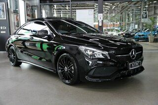 2019 Mercedes-Benz CLA-Class C117 809MY CLA180 DCT Black 7 Speed Sports Automatic Dual Clutch Coupe
