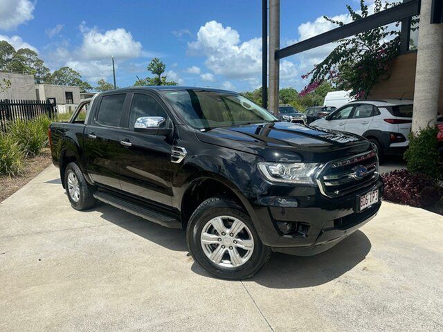 Used Ford Ranger PX MkIII 2019.00MY XLT Cooroy, 2019 Ford Ranger PX MkIII 2019.00MY XLT Black 10 Speed Sports Automatic Double Cab Pick Up