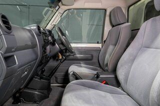2019 Toyota Landcruiser VDJ79R GXL (4x4) White 5 Speed Manual Cab Chassis