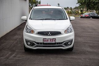 2016 Mitsubishi Mirage LA MY16 LS White 1 Speed Constant Variable Hatchback