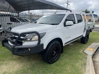 2017 Holden Colorado RG MY18 LS (4x4) White 6 Speed Automatic Crew Cab Chassis.