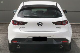 2024 Mazda 3 BP2H7A G20 SKYACTIV-Drive Touring White 6 Speed Sports Automatic Hatchback.