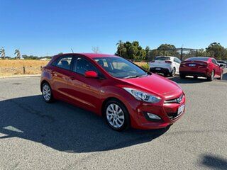 2012 Hyundai i30 GD Active Red 6 Speed Automatic Hatchback.