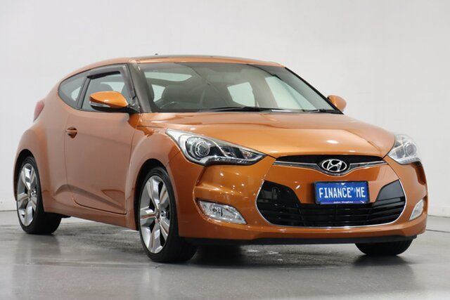 Used Hyundai Veloster FS3 + Coupe D-CT Victoria Park, 2014 Hyundai Veloster FS3 + Coupe D-CT Vitamin C 6 Speed Sports Automatic Dual Clutch Hatchback