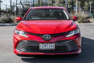2019 Toyota Camry Hybrid Feverish Red Sedan