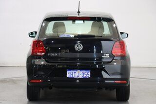 2017 Volkswagen Polo 6R MY17 81TSI Comfortline Black 6 Speed Manual Hatchback