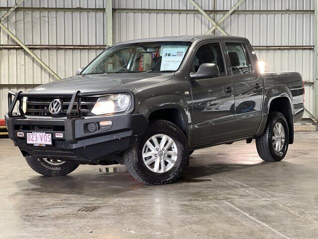 Used Volkswagen Amarok 2H MY15 TDI420 4MOTION Perm Core Rocklea, 2014 Volkswagen Amarok 2H MY15 TDI420 4MOTION Perm Core Grey 8 Speed Automatic Cab Chassis
