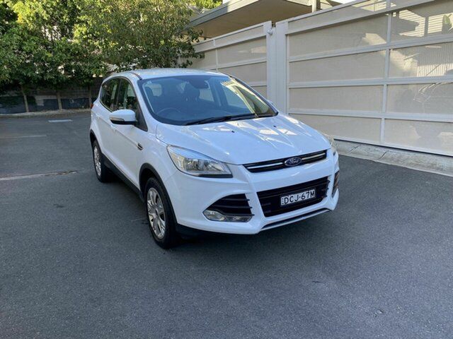 Used Ford Kuga TF MY15 Ambiente 2WD Zetland, 2015 Ford Kuga TF MY15 Ambiente 2WD White 6 Speed Sports Automatic Wagon