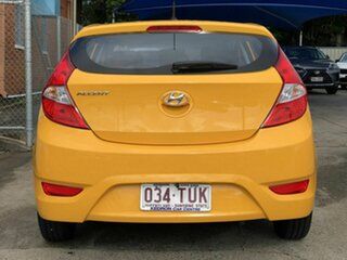 2014 Hyundai Accent RB2 Active Yellow 4 Speed Sports Automatic Hatchback
