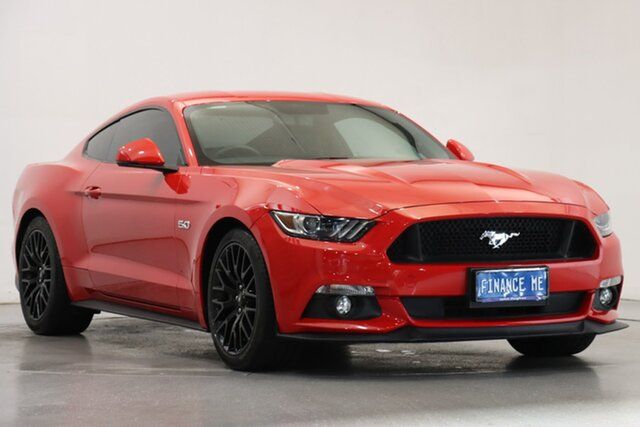 Used Ford Mustang FM 2017MY GT Fastback SelectShift Victoria Park, 2017 Ford Mustang FM 2017MY GT Fastback SelectShift Red 6 Speed Sports Automatic FASTBACK - COUPE