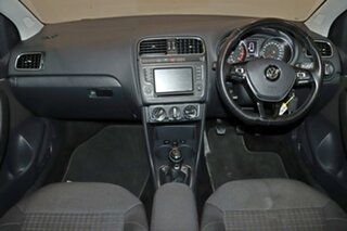 2017 Volkswagen Polo 6R MY17 81TSI Comfortline Black 6 Speed Manual Hatchback