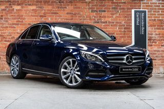 2015 Mercedes-Benz C-Class W205 C250 7G-Tronic + Cavansite Blue 7 Speed Sports Automatic Sedan.