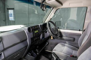 2019 Toyota Landcruiser VDJ79R GXL (4x4) White 5 Speed Manual Cab Chassis