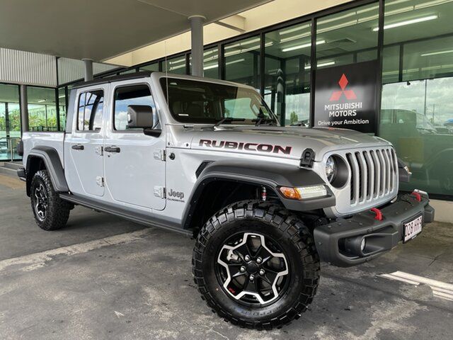 Used Jeep Gladiator JT MY22 Rubicon Pick-up Cairns, 2022 Jeep Gladiator JT MY22 Rubicon Pick-up Silver 8 Speed Automatic Utility