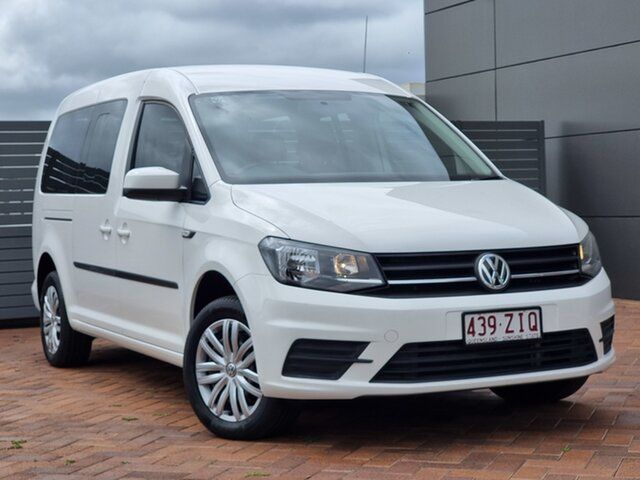 Used Volkswagen Caddy 2K MY18 TSI220 Maxi DSG Trendline Toowoomba, 2017 Volkswagen Caddy 2K MY18 TSI220 Maxi DSG Trendline White 7 Speed Sports Automatic Dual Clutch