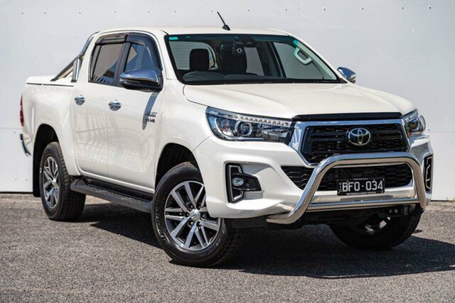 Pre-Owned Toyota Hilux GUN126R SR5 Double Cab Keysborough, 2020 Toyota Hilux GUN126R SR5 Double Cab White 6 Speed Sports Automatic Utility