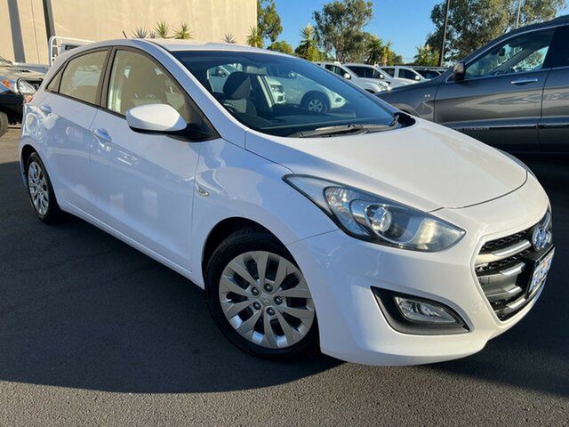 Used Hyundai i30 GD4 Series II MY16 Active East Bunbury, 2015 Hyundai i30 GD4 Series II MY16 Active White 6 Speed Sports Automatic Hatchback