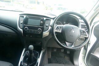 2015 Mitsubishi Triton MQ MY16 GLS Double Cab White 6 Speed Manual Utility