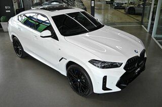 2023 BMW X6 G06 LCI xDrive30d Coupe Steptronic M Sport White 8 Speed Sports Automatic Wagon