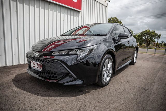 Used Toyota Corolla Mzea12R Ascent Sport Bundaberg, 2020 Toyota Corolla Mzea12R Ascent Sport Black 10 Speed Constant Variable Hatchback