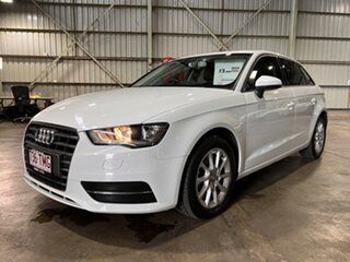 2013 Audi A3 8V Attraction Sportback S Tronic White 7 Speed Sports Automatic Dual Clutch Hatchback